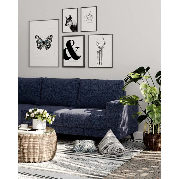 Temno modra kotna sedežna garnitura (kot po izbiri) Fynn – Ghado-image-1