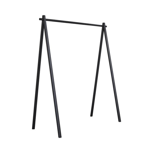 Črn obešalnik iz borovega lesa Karup Design Hongi Black-image-1