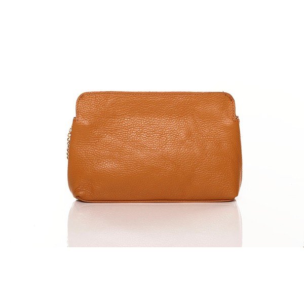 Usnjena torbica Federica Bassi Envelope Cuoio-image-4