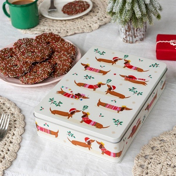 Posoda za hrano Festive Sausage Dog – Rex London-image-1
