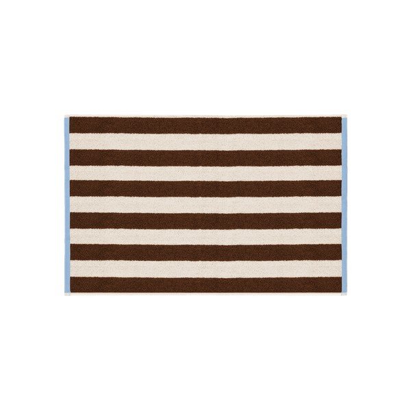 Rjava/kremno bela frotirna bombažna brisača 50x80 cm Gobo – noo.ma-image-2