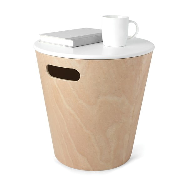 Okrogla miza za shranjevanje ø 40 cm Woodrow - Umbra-image-3
