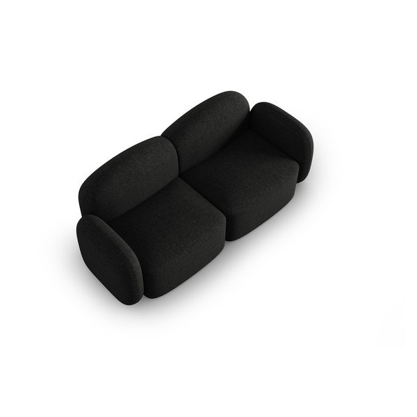 Črna sedežna garnitura 194 cm Blair – Micadoni Home-image-3