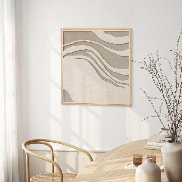Akustična 3D slika z okvirjem 62x62 cm Sacred Silence 2 – Malerifabrikken-image-2