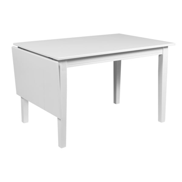 Bela raztegljiva miza Rowico Wittskar, 120 x 80 cm