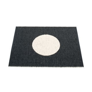 Črno-bela notranja in zunanja preproga 70x90 cm Vera Black – Pappelina
