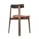 Rjavi/v konjak rjavi barvi jedilni stoli v kompletu 2 ks iz masivnega hrasta Nora – Gazzda