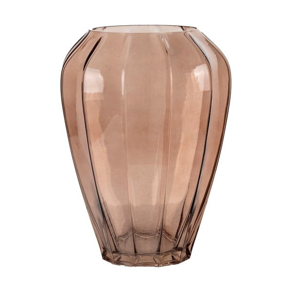 Rjava steklena vaza (višina 29 cm) – House Nordic