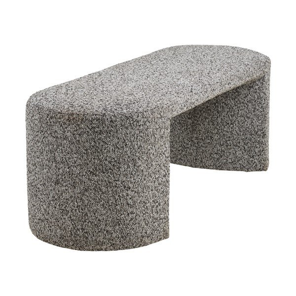 Siva klop iz tkanine bouclé Westport – House Nordic-image-4