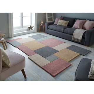 Volnena preproga Flair Rugs Kolaž Earthy, 120 x 180 cm