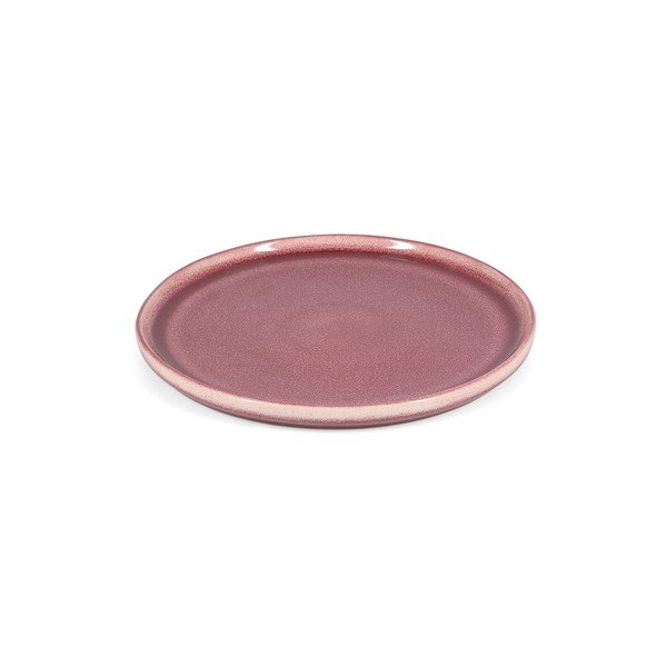 Bordo rdeč krožnik iz kamenine ø 22 cm Duna – ONA-image-3