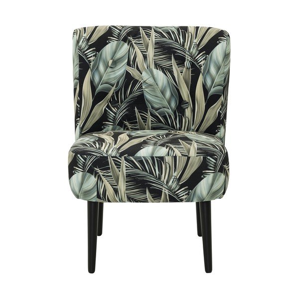 Črno-zelen fotelj Max Winzer Fiona Carribean-image-2