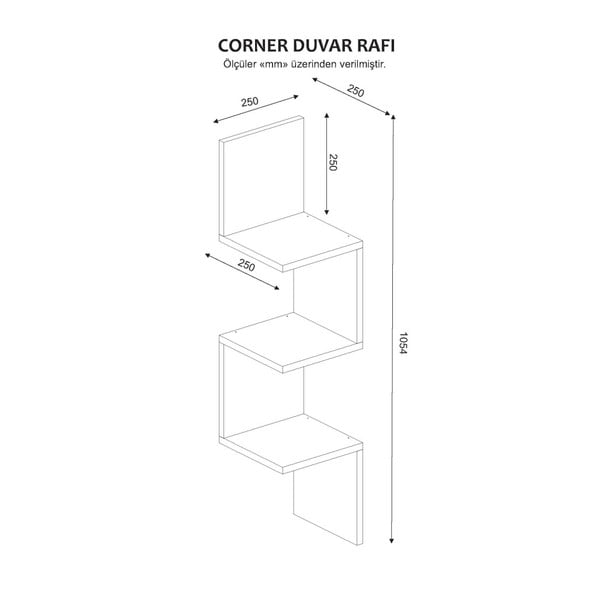 Bel knjižnji regal Corner-image-3