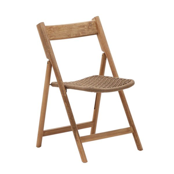 Leseni vrtni stol v naravni barvi Dandara - Kave Home