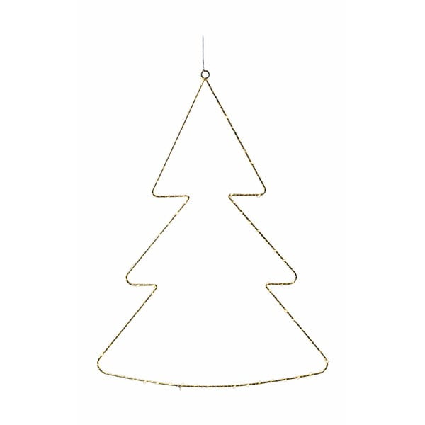 Viseča božična svetlobna dekoracija v zlati barvi Liva – Sirius