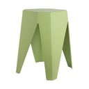 Zelen plastičen stolček Cherish – Leitmotiv