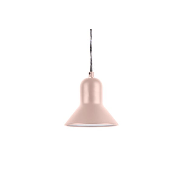 Svetlo rožnata viseča svetilka Leitmotiv Slender, višina 14,5 cm