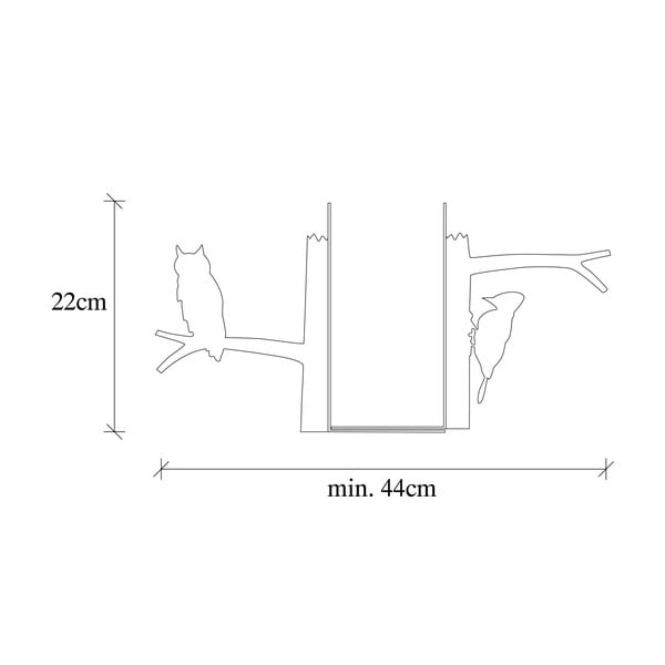 Držalo za knjige Forest – Mioli Decor-image-2