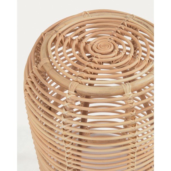 Okrogla stranska mizica iz ratana ø 45 cm Kohana – Kave Home-image-1