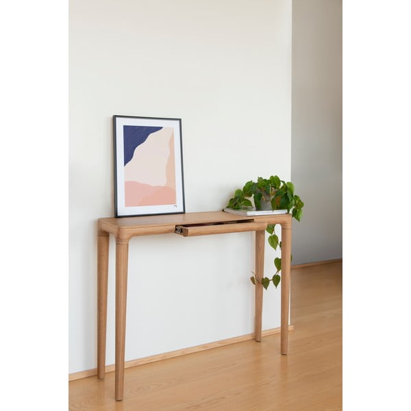 Stranska mizica iz masivnega hrasta 12x110 cm Heart'n'Soul – UMAGE-image-1