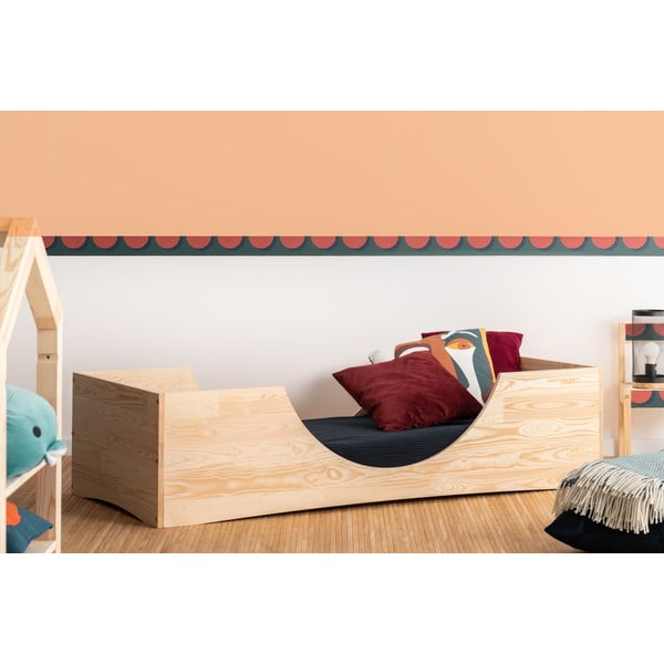 Otroška postelja iz borovega lesa Adeko Pepe Bork, 70 x 160 cm