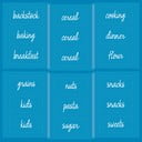 Nalepke za hrano iDesign The Home Edit 