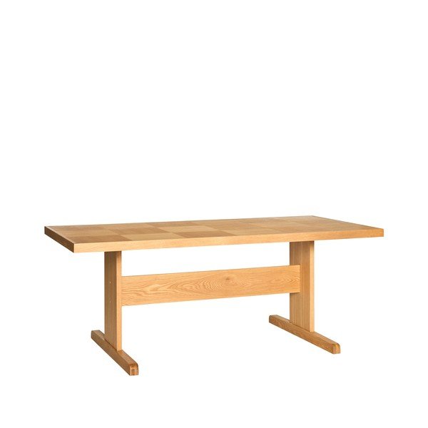 Jedilna miza v hrastovem dekorju 95x195 cm Skak – Hübsch-image-3