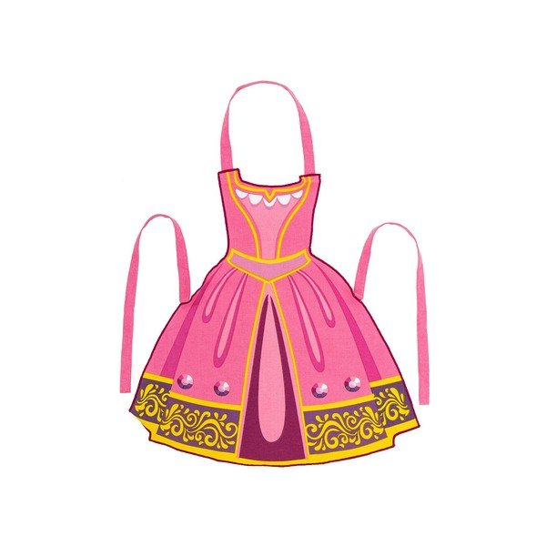 Otroški predpasnik iz recikliranega bombaža Princess - Tiseco Home Studio