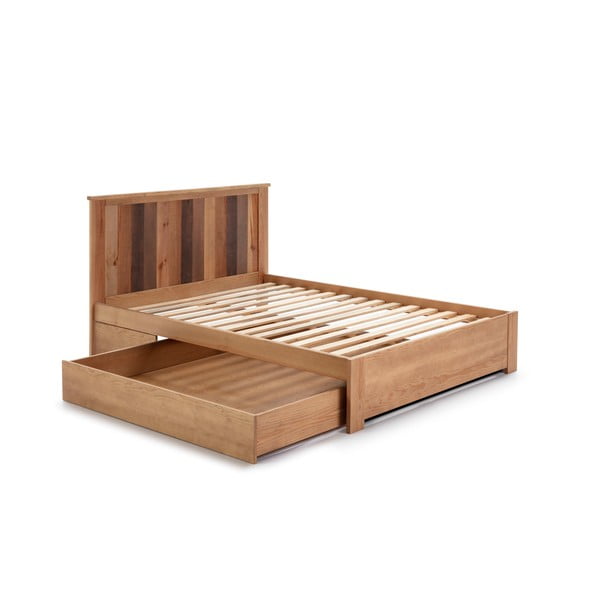 Zakonska postelja z letvenim dnom 140x190 cm Maude - Marckeric-image-3