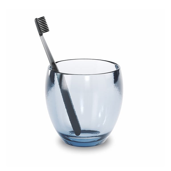 Modra plastična skodelica za zobne ščetke Droplet - Umbra-image-2