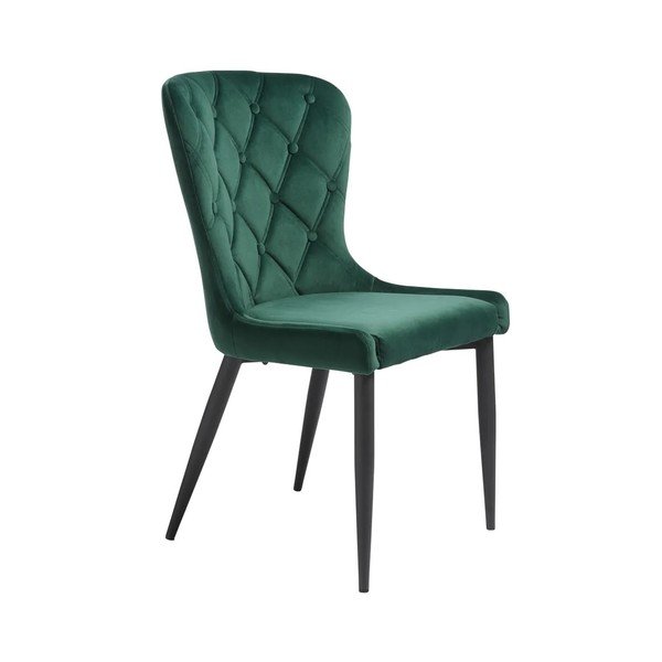 Zelen žameten jedilni stol Granby – Unique Furniture