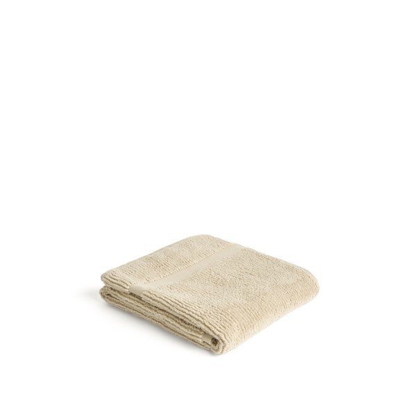 Bež frotirna bombažna brisača 50x90 cm Olvira – Kave Home