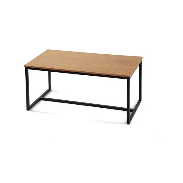 Klubska mizica v hrastovem dekorju v naravni barvi 47x90 cm Norden – Bonami Essentials-image-2