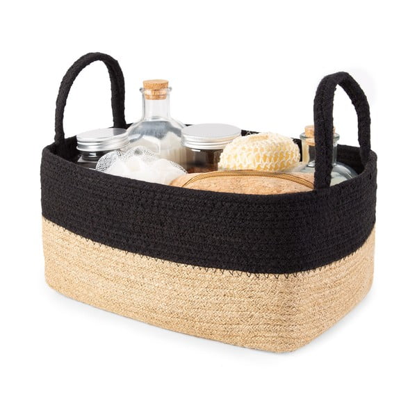Košara za shranjevanje iz jute in bombaža Compactor Basic, 29 x 20 cm