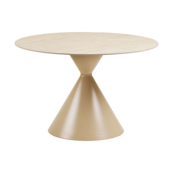 Okrogla jedilna miza s keramično ploščo ø 120 cm Annecy – House Nordic-image-2