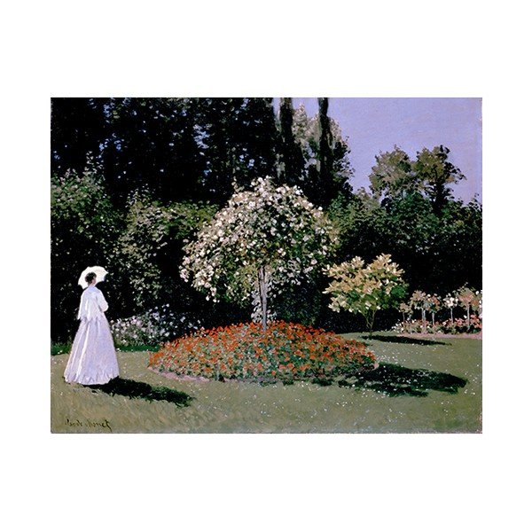 Claude Monet - Ženska na vrtu, 90x70 cm