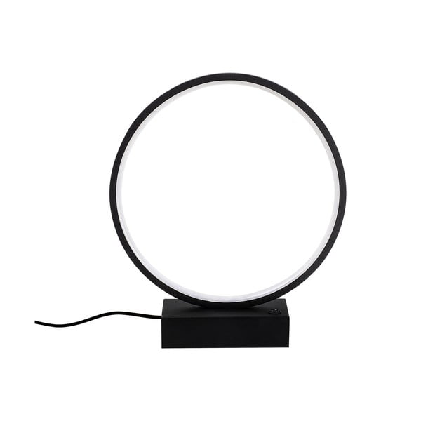 Črna LED namizna svetilka (višina 35 cm) Halka – Opviq lights