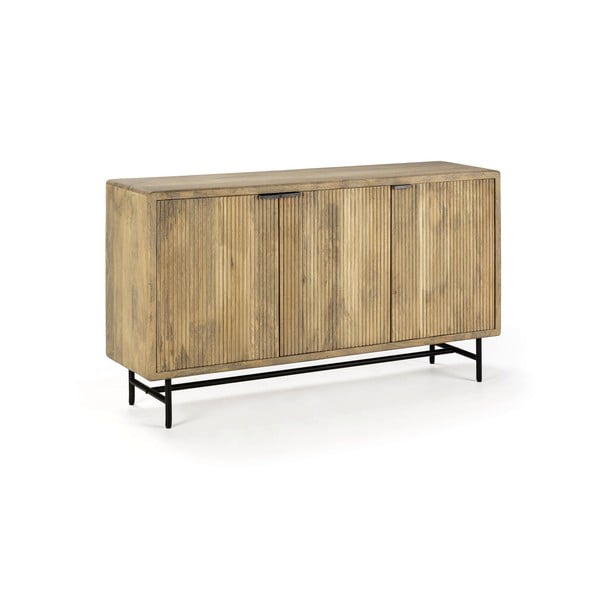 Komoda iz masivnega manga v naravni barvi 150x85x40 cm Mundra – MOME-image-2