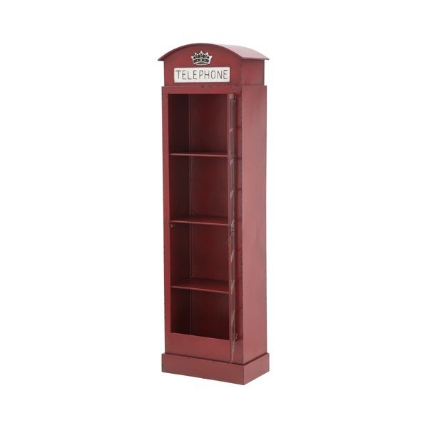 Rdeča železna vitrina Mauro Ferretti London Telephone Booth, višina 180 cm-image-2