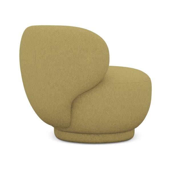 Gorčično rumen fotelj Hina – Makamii-image-2