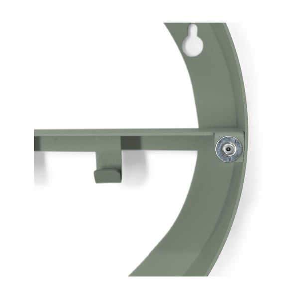 Prašno zelena kovinska stenska/z ogledalom kopalniška omarica 35x35 cm Sonnet – Spinder Design-image-2