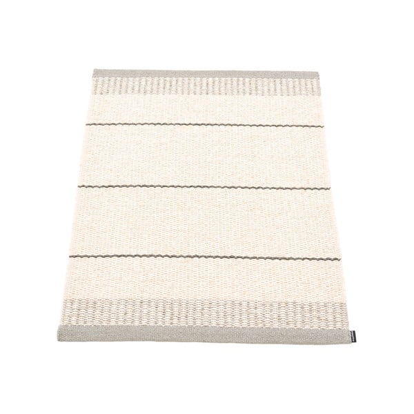 Svetlo siva/kremno bela notranja in zunanja preproga 60x85 cm Belle Warm Grey – Pappelina