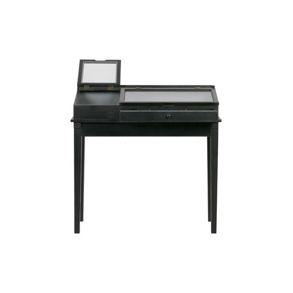 Črna lesena miza z vitrino BePureHome-image-3