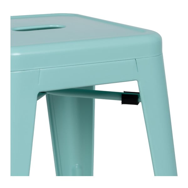 Turkizni kovinski barski stoli v kompletu 2 ks (višina sedeža 76,5 cm) – Ixia-image-4