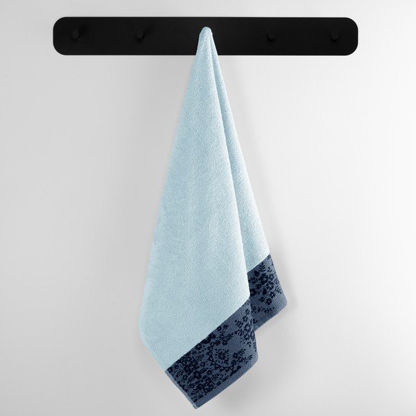 Modra frotirna bombažna brisača 70x140 cm Crea – AmeliaHome-image-1