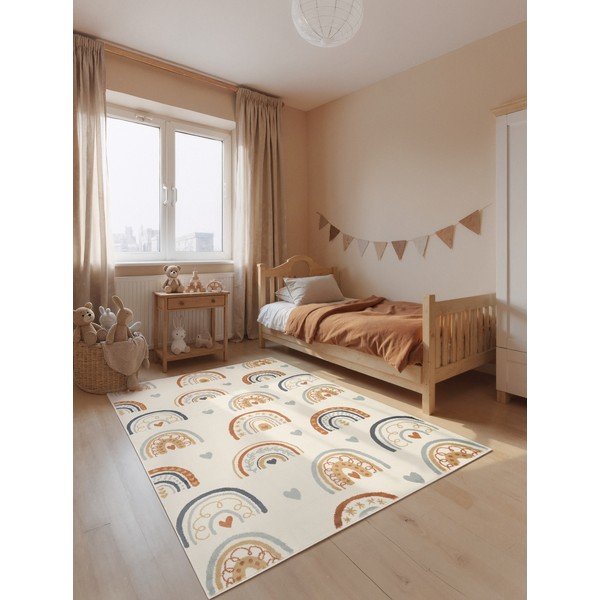 Kremno bela otroška preproga 200x290 cm Bowie – Hanse Home-image-1