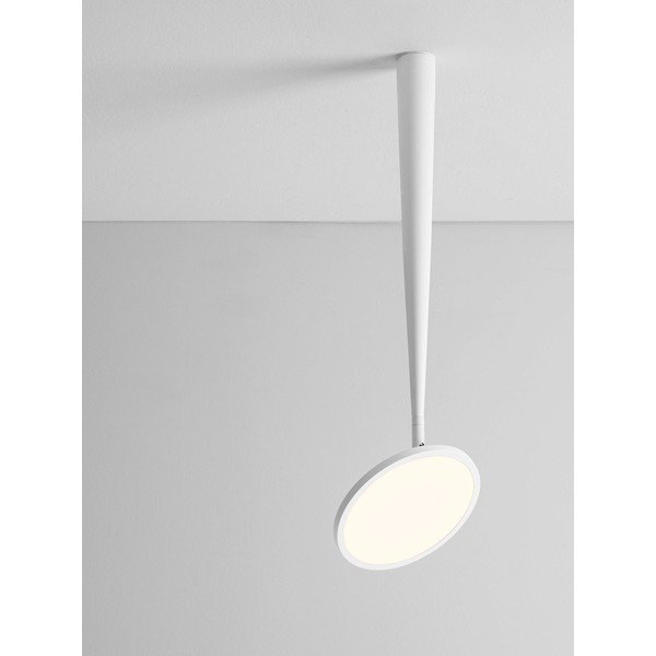 Mat bela aluminijasta LED stropna svetilka z upogljivo konstrukcijo Ekei – Nova Luce-image-2