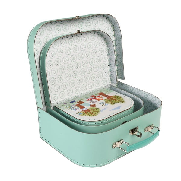 Kartonasti otroški organizatorji za igrače v kompletu 3 ks 21x28x8 cm Woodland Friends – Rex London-image-4