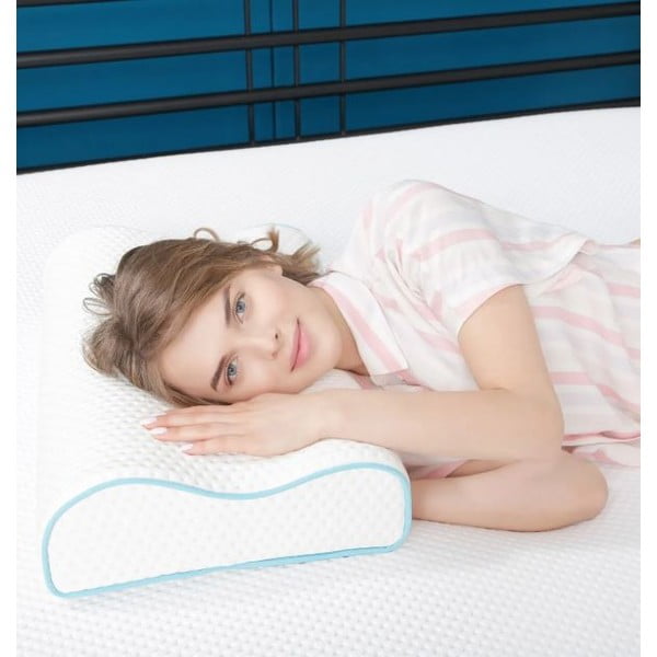 Anatomski vzglavnik s polnilom iz spominske pene 42x61,5 cm – Mila Home-image-4