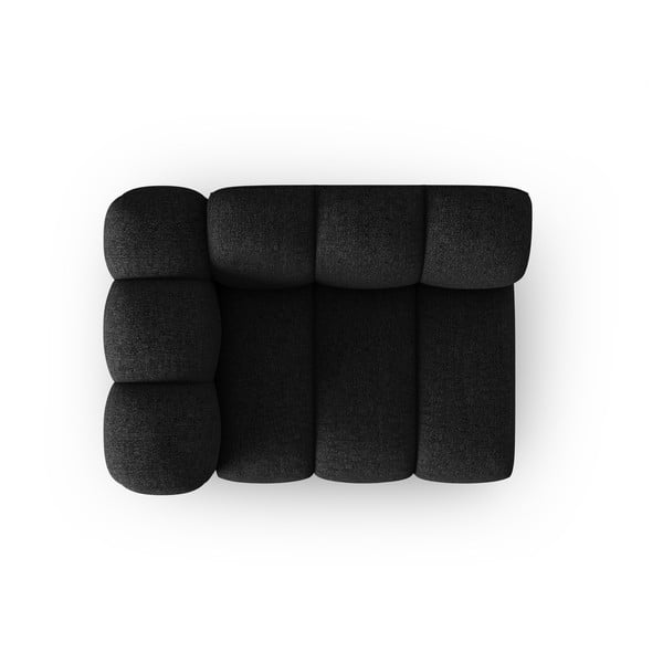 Črn/antracitno siv modul za sedežno garnituro (levi kot) Lupine – Micadoni Home-image-2